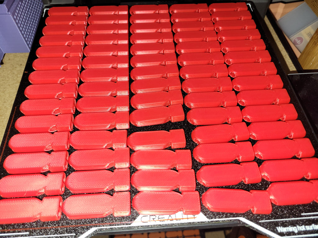 bulk 3d printed whistles 100 pack